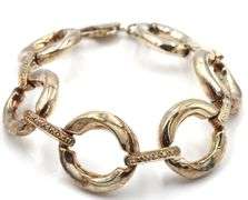 Group lot of 3 vintage 925 sterling silver bracelets