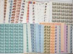 Fifeteen Each 3 Cent & 15 Cent Mint US Sheets