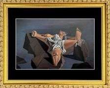 Salvador Dali, Figure on the Rocks
