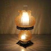 Rose Court Victorian-Style Hurricane Lamp