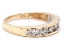 14kt Yellow gold 0.40ctw diamond band