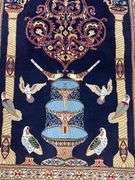 Hand Woven Persian Sarouk 2.9x4.0