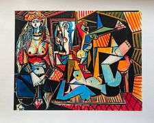 Pablo Picasso, Women in Algiers, Hand Signed by the Estate