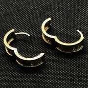 14K Yellow Gold Hoop Earrings