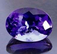 Top blue violet 2.31ct eye clean Tanzanite