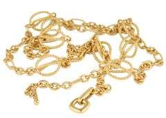 David Yurman Twisted Cable Lantana Link Necklace in 18K