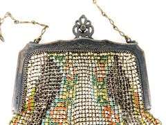 Antique Whiting & Davis Art Deco Mesh Handbag