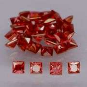 Cherry red! Untreated! 2.19ct set of Songean Sapphires!