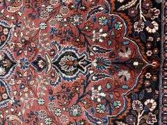 Hand Woven Persian Mashad 10.5x13.7