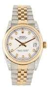 Rolex Datejust 68273, 31mm, Aftermarket Diamond Dial, Two Tone Ladies Watch