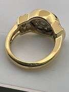 CERTIFIED 18K YELLOW GOLD DIAMOND RING