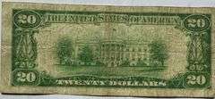 $20 First Natl Bank  of Logan Utah 1929 Series NationaL Note
