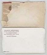 1962 & 1964 Uncirculated Mint Sets with 'P' & 'D' Mints. Nice coins, torn envelopes