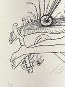 Exclusive Salvador Dali Hand-Signed Lithograph from 'Pantagruel' suite, 1973