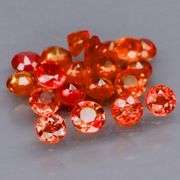 Outstanding 3.06ct VS Mandarin orange Sapphire set!!!