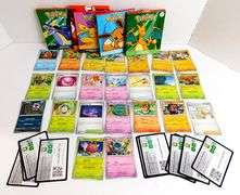 23 Pokémon 2024 Trade Cards & 5 Sticker Sheets