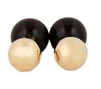 Vintage Tiffany & Co. Black Onyx Ball Cufflinks in 14K