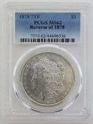 1878 7TF Rev. Of 1878, PCGS MS62
