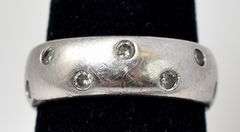 CZ Gemstone Ring in Sterling Silver