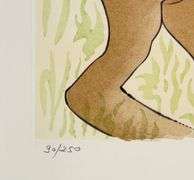 Highly Collectible Salvador Dali Hand-Signed Etching from 'Le Bestiaire de La Fontaine' suite, 1974