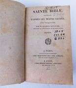 1821 French Sainte Bible