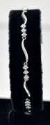 Shinning 10K White Gold Diamond Bracelet