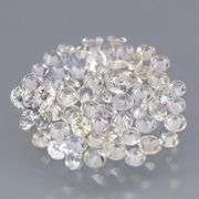 Heated only! 2.82ct set of white Ceylon Sapphires!