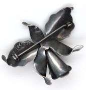925 Sterling silver Taxco Hector Aguilar flower brooch