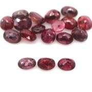 Heavy! 8.92ct 18 piece Ruby set -Heated only!!