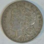 Very sharp 1891-CC Morgan Silver Dollar. Key date in XF