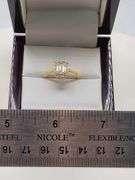 14K gold with 1.35 ctw D, VVS1 lab grown diamond ring