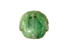 Natural Jadeite Carved Lotus Blossom