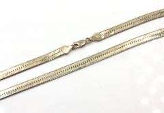 Group lot of 2 vintage 925 sterling silver chains