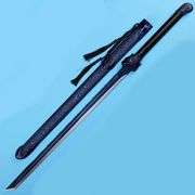 Samurai Tiger Sword with Blue Scabbard