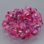 Superb color! 3.31ct set of top violet red Rubies -UNTREATED!