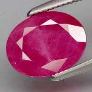 Vivid! Real! 2.84ct pinkish red Ruby -Heated only!!!