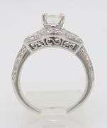 1.94CTW Earth Mined Emerald Cut Diamond Ring