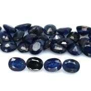 Heated only! 10.62ct deep blue sapphire set