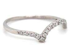 14kt White gold 1ctw diamond cluster wedding set