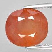 Unique 6.01ct Padparadscha colored pinkish orange Sapphire