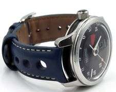 Bremont Jaguar MKlll Automatic 43mm Black Dial On Blue Leather Strap watch