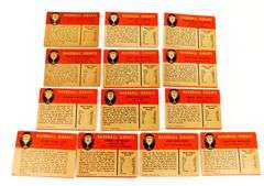 13 Fleer 1961 Baseball Cards