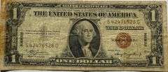$1 1935A Hawaii Emergency Issue Silver Certificate