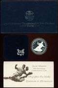 1997 US Jackie Robinson Proof Silver Dollar in Box w/CoA