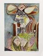 Pablo Picasso, Seated Woman on Wood Chair