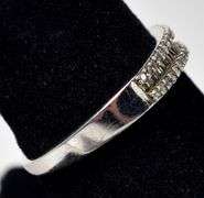 Diamond Band Ring in Sterling Silver