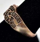 Smokey Quartz Gemstone Ring in Sterling Silver