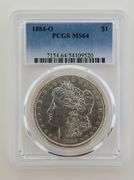 1884 O Morgan Silver Dollar, PCGS MS64