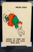 Ty Cobb 1935 Whitman Party Stunts Playing Card