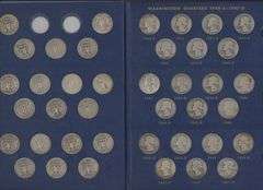 Nearly Complete Set 79 Washington Quarters 1932 to 1963-D (missing 2 coins)